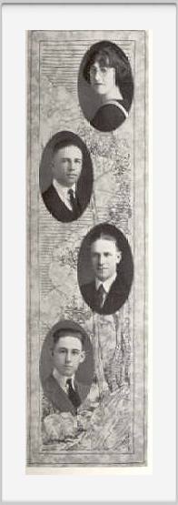 Class of 1922 - Page 2 - Nina Hunt, Wayne Brackney, Harold (Bob) Robertson, Leslie Hunt