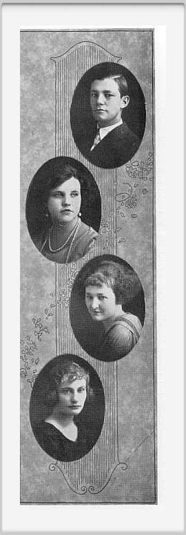 Class of 1923 - Page 1 - James Lovitt, Nancy Farwell, Rosa McKittrick, Pansy Plotner