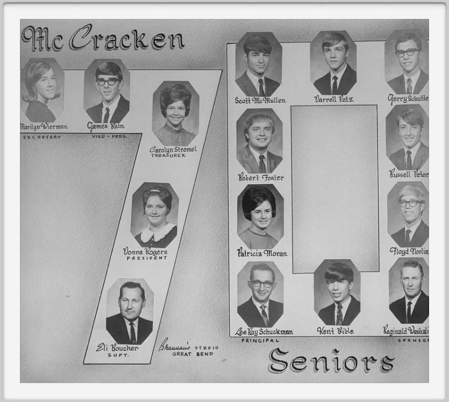 Class of 1970 - The man in the corner is Reginald Washaliski.  His name got cut off.