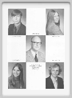 Class of 1973 - Page 3 - Danny McFarren, Guy Conner, Sponsor, Laura Hinman, Lorrie Morgan, Don Johnston