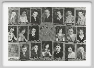 Class of 1932 - Carl Bible, Velma Brackney, George Donecker, Lucille Flack, Eileen Higgins, Harold Higgins, Lucy Higgins, Bernita Klee, Marjorie Nowles, <br>Derward Larsen, Frank McGaughey, Ada North, Juanita Ree, Richard Skinner, Claire Sweeney, Edward Swisher, Marie Wierman.<br><br>Lucy Higgins Vogle and Bernita Klee are the only graduates remaining. <br>Lucy lives in McCracken and is a Senior Companion<br>Bernita is a resident of St. John's Rest Home in Hays