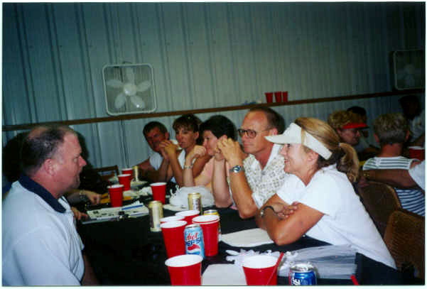 Right Side of table, Dean Jay, Kim Brackney Jay, Janet Conner Miller, Mike Stull, Kayla Higgins Tacha.  Left side, Doug Elias.