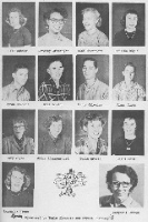 Sophmores 1953 Those not graduating were Gail Conner, Reba Davenport & Marlene Doyle