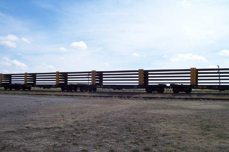 a train load of Rail from the old Main line going to Kansas city