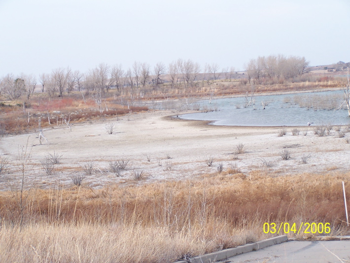 Recent pictures of Cedar Bluff Lake.  Water is being released into the Smoky so Hays and Russell can have water.