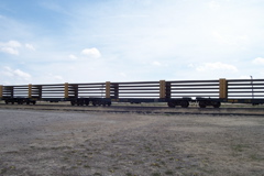 a train load of Rail from the old Main line going to Kansas city