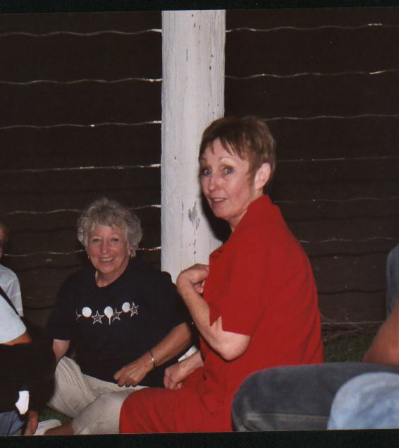 The 'Wilson' twins, Marlene Funk, Arlene Gilbert at the Rodeo