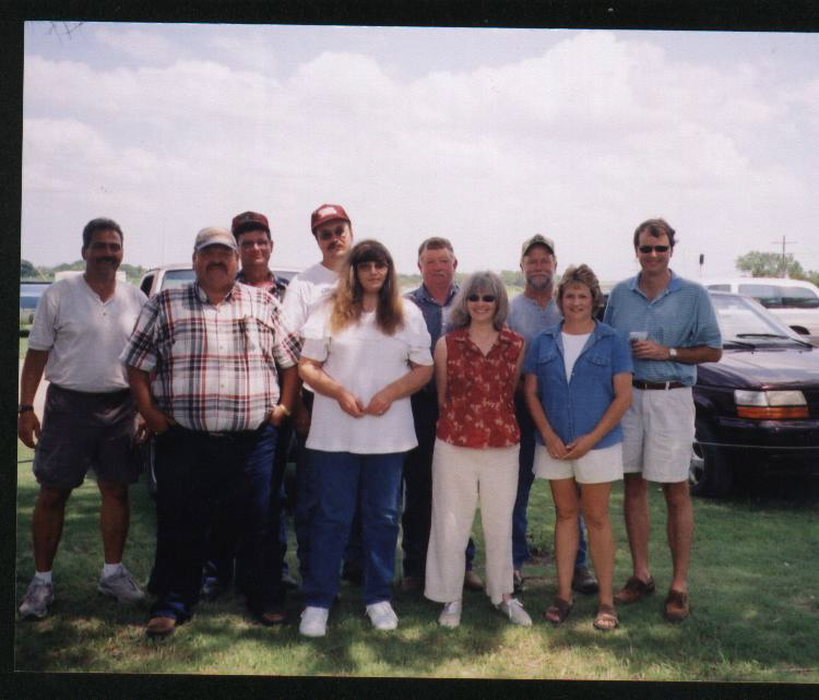 1974 class reunion:
BR: Randy Taylor, Kirk Wells, Roger Legleiter, Ivan Janke, John Elmore
FR: Steve Swartz, Brenda (Rogers) Keener, Roxene (Fletcher) Kaltenbaugh, Cheryl (Davis) Werth.
Not pictured: Joy (Rixon) Petz, Dan Conner, Jeff and Pam (Showalter) Seltman, Carla (Taylor) Strobach.
