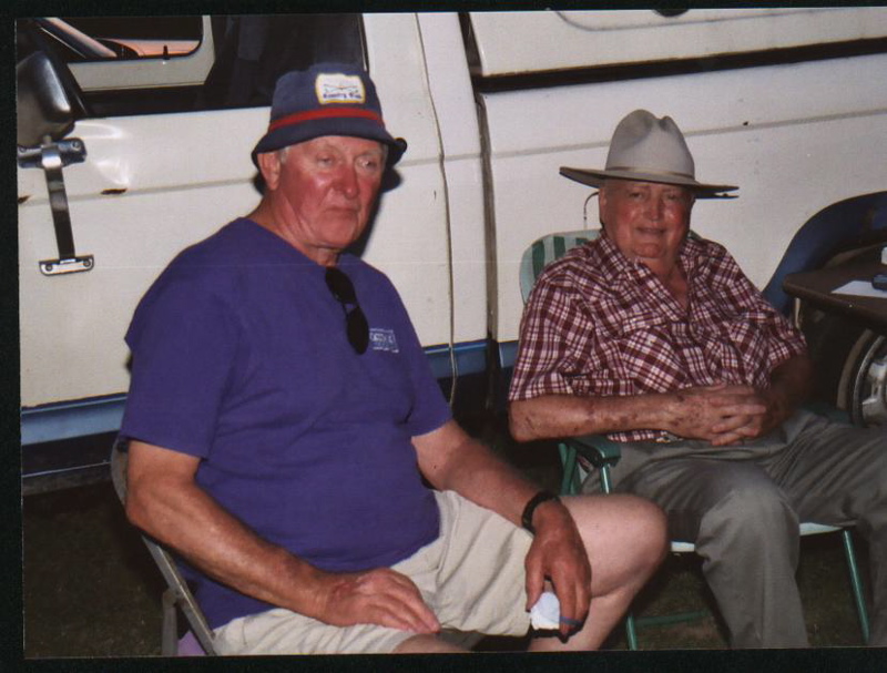 Diz Washaliski - Floyd Thompson at the Rodeo grounds