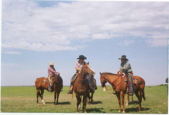 Trail Riders stop for a rest