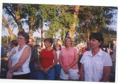 Kerri Derr Morgan, Cheryl Foreman Larsen, Sandy Foreman Irvin and Tammy Higgins Irvin