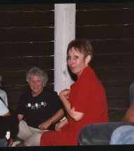 The 'Wilson' twins, Marlene Funk, Arlene Gilbert at the Rodeo