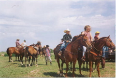 Group of trail riders