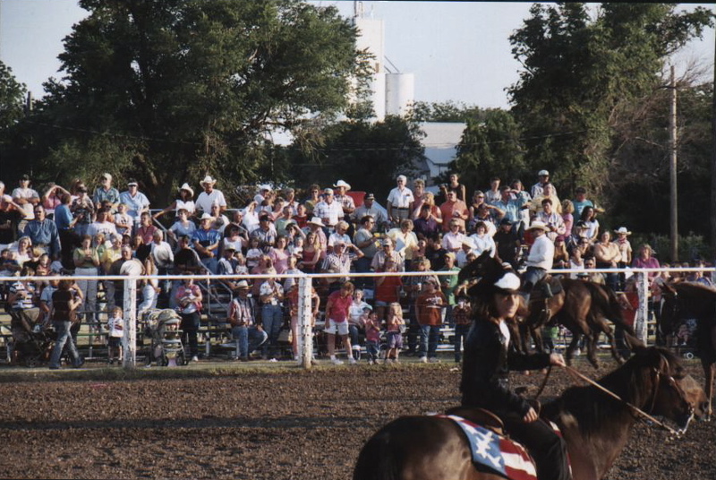 Crowd at arena on south west side