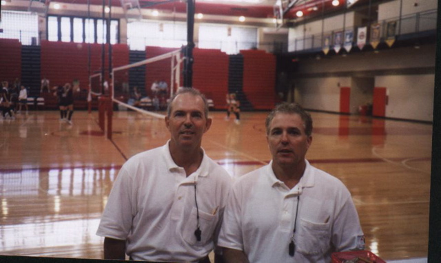 Volleyball referees - Jerry & Chuck Higgins