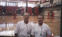 Volleyball referees - Jerry & Chuck Higgins
