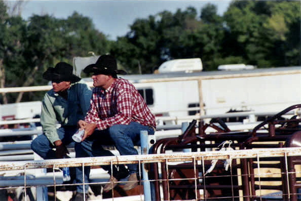 Waiting to ride