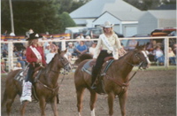 Miss Rodeo Kansas Princess, Danielle Dinges and Miss Rodeo McCracken, Amy Wilson