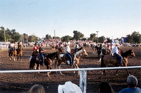 Grand march at opening ceremonies